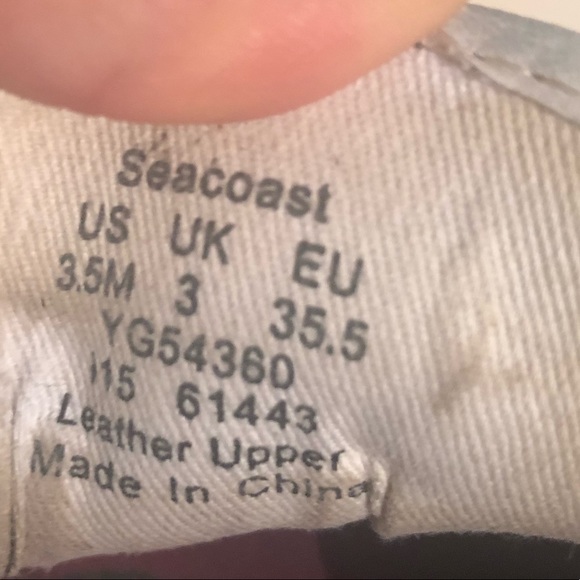 White leather Sperry sneakers size 3.5 - Picture 5 of 5